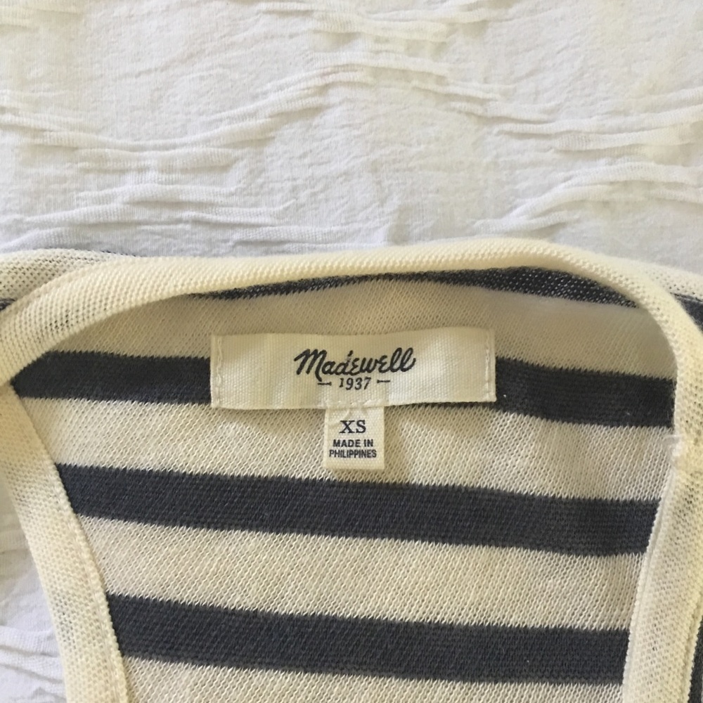 Madewell Cotton Linen Blend Racerback Tank XS - Picture 6 of 8